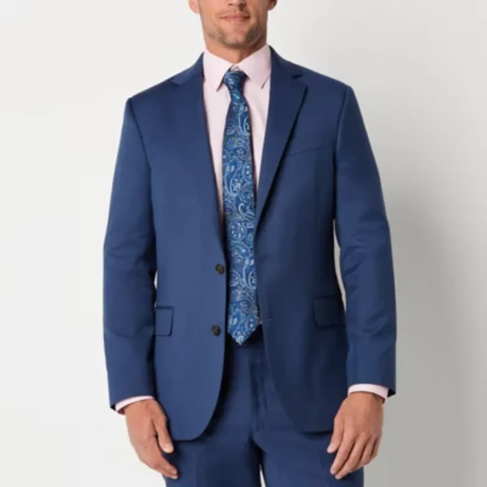 Stafford Signature Coolmax Birdseye Mens Stretch Fabric Slim Fit Suit Jacket