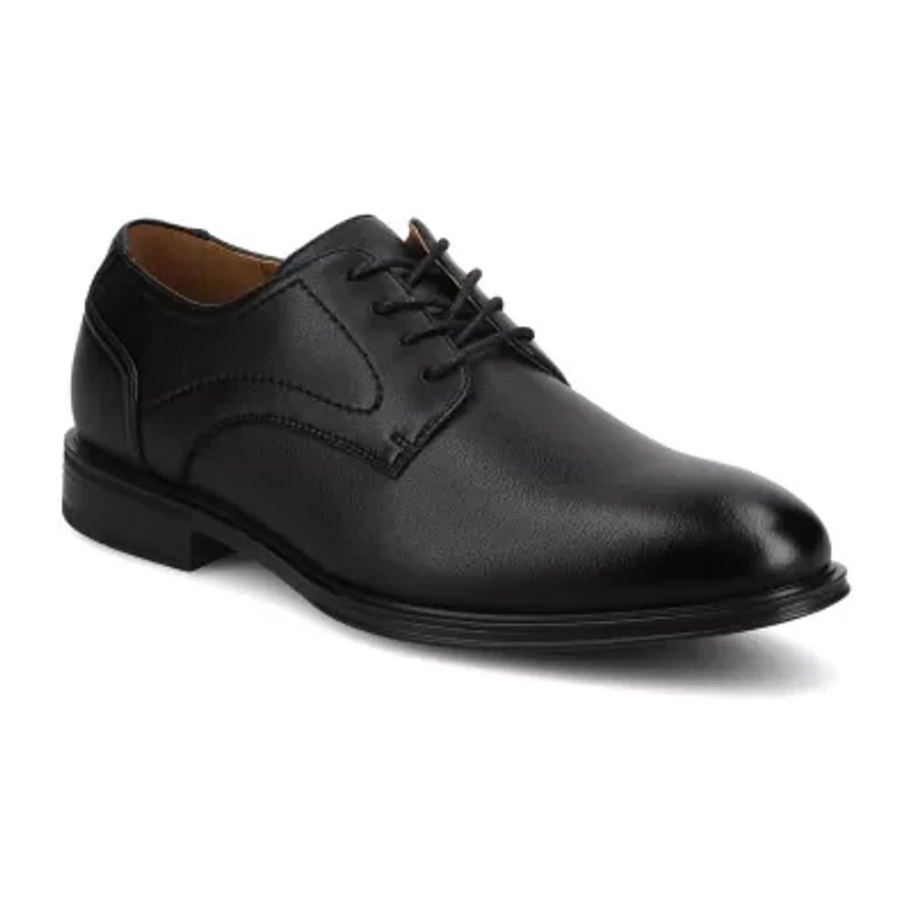 Vance Co Barclay Mens Almond Closed Toe Oxford Shoes