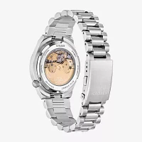 Citizen Womens Automatic Silver Tone Stainless Steel Bracelet Watch Nj0200-50l