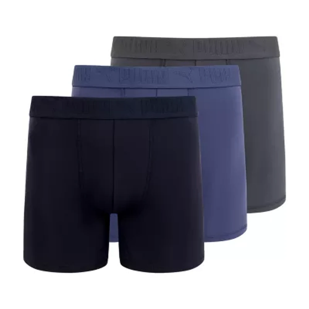 PUMA Ultra Soft Mens 3 Pack Boxer Briefs Psp25m152980