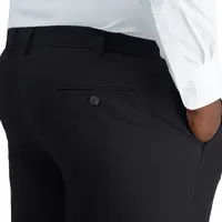 Haggar Smart Wash With Repreve Mens Classic Fit Big and Tall Flat Front Pant