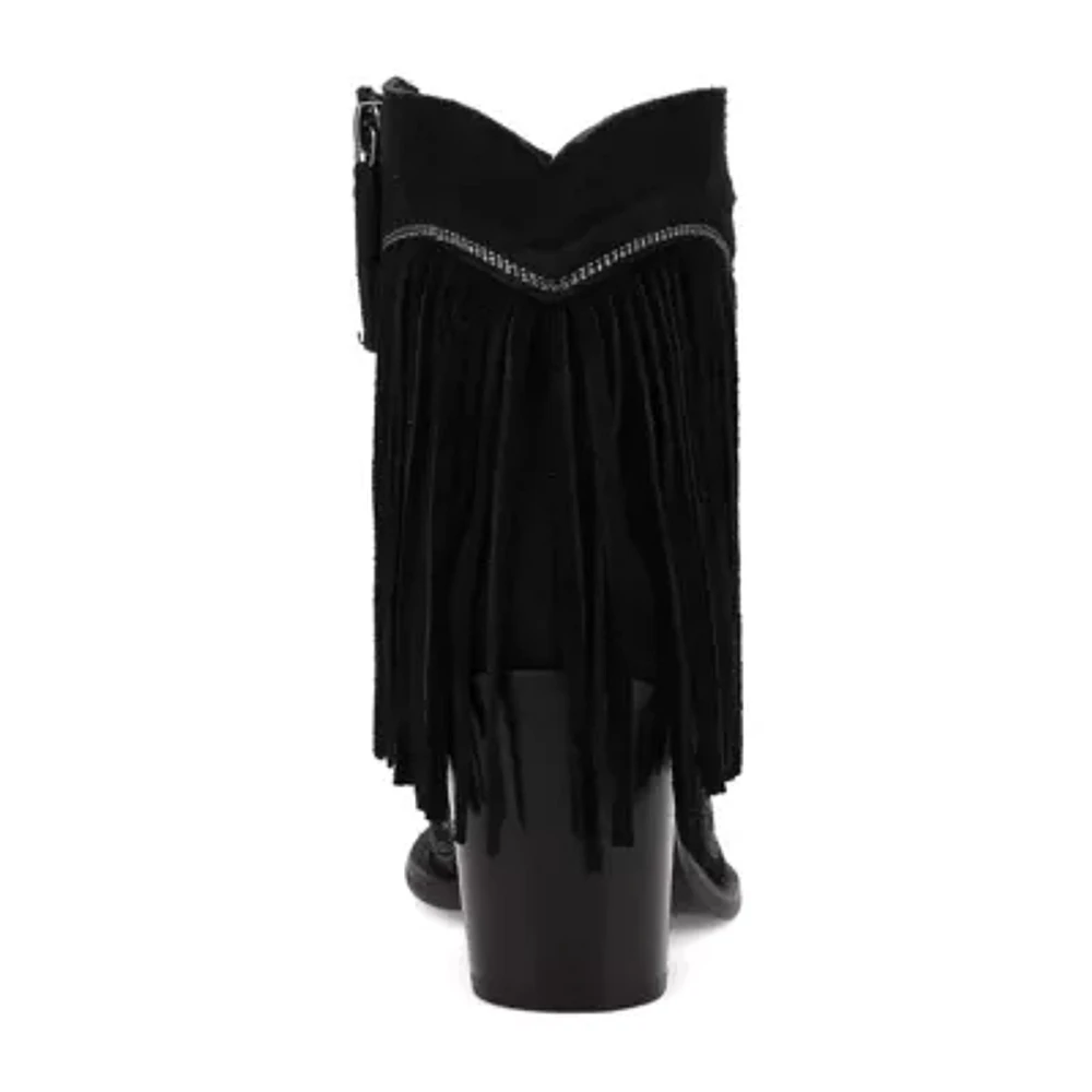 Dingo Womens Wild Sage Block Heel Cowboy Boots