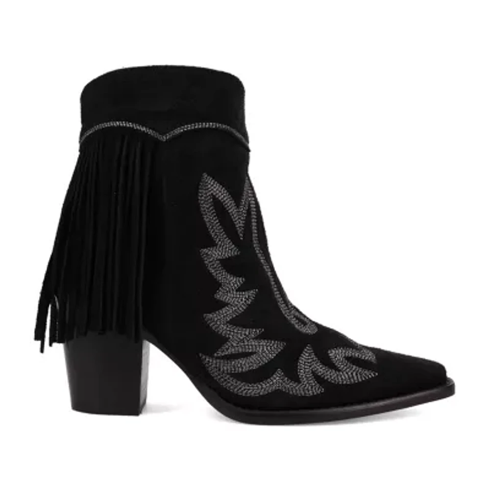 Dingo Womens Wild Sage Block Heel Cowboy Boots