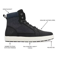 Territory Mens Latitude Flat Heel Lace Up Boots