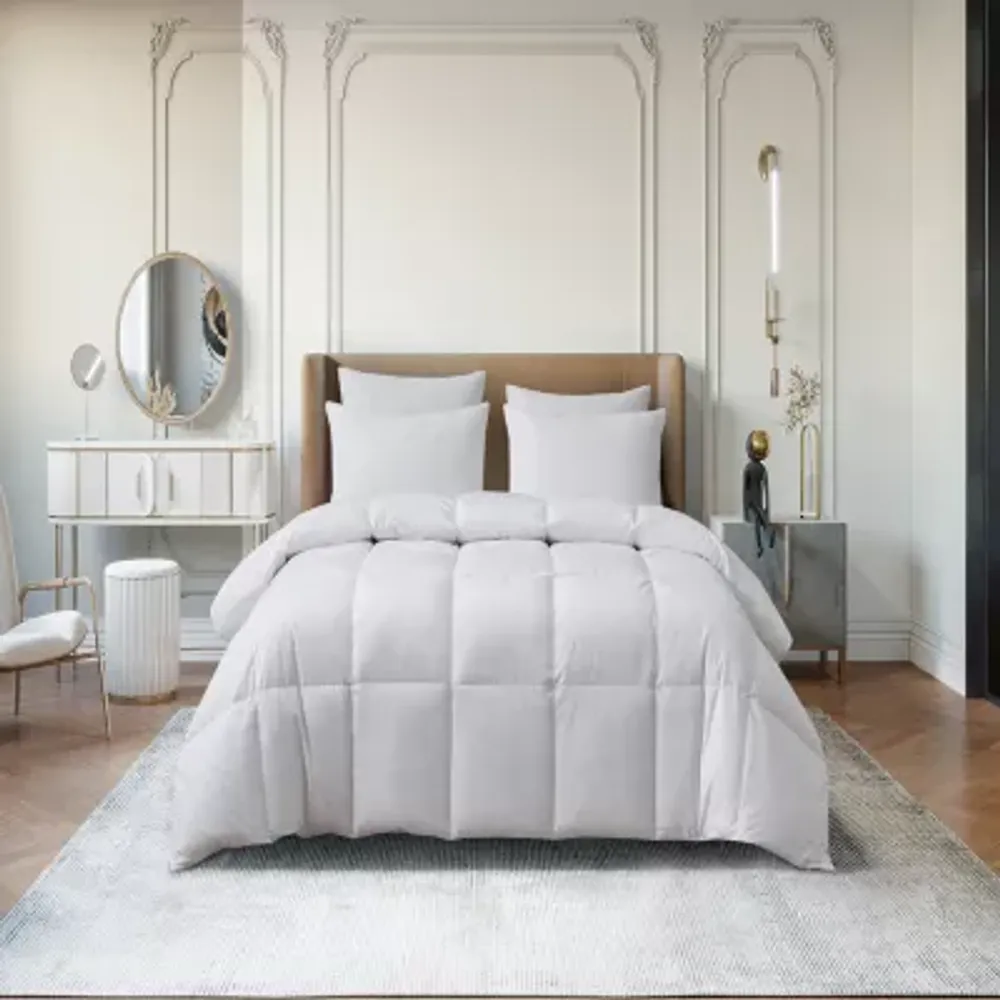 Martha Stewart Tencel Lyocell Cotton Blend Goose Fiber Comforter