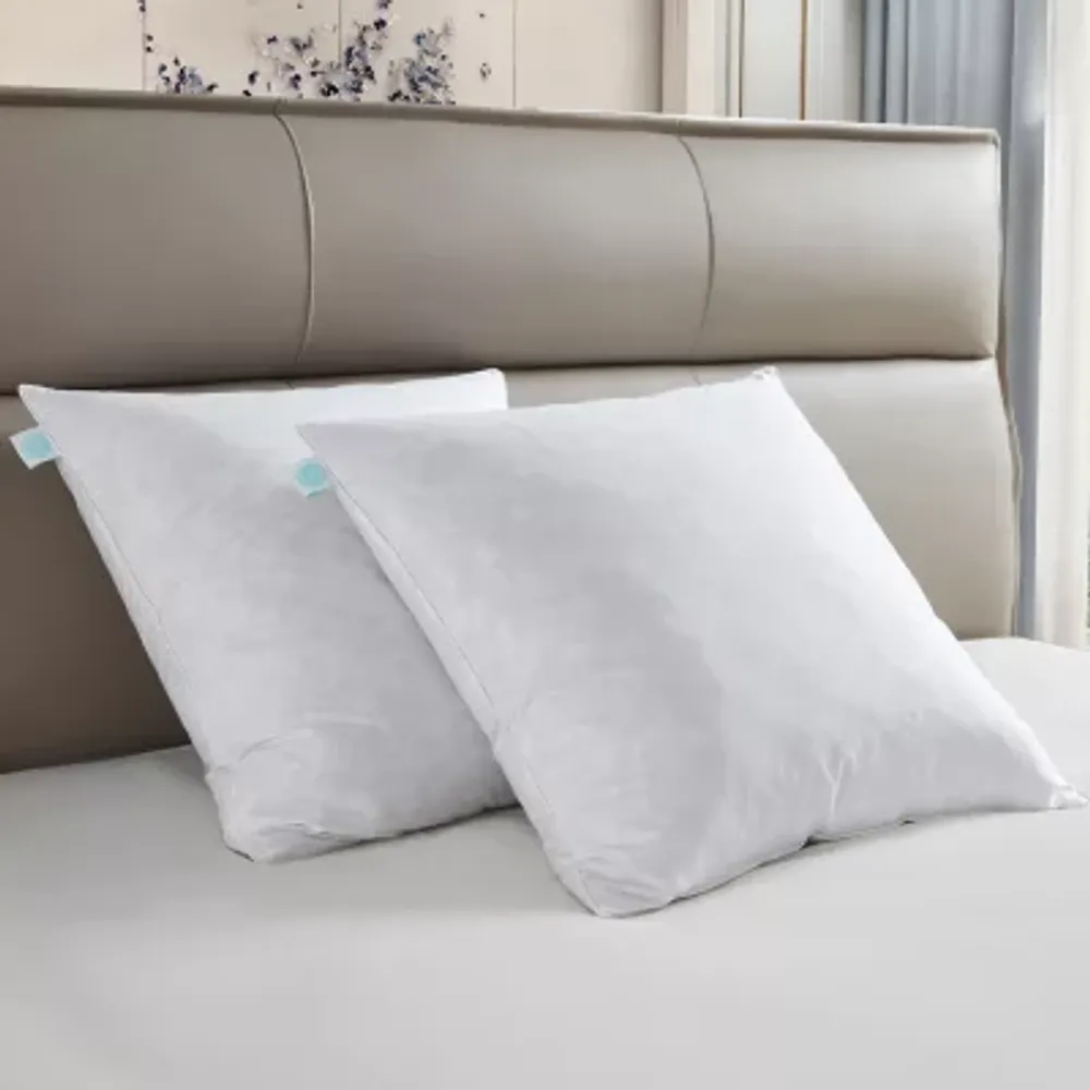 Martha Stewart Down 2-Pack Medium/Firm Bed Pillow