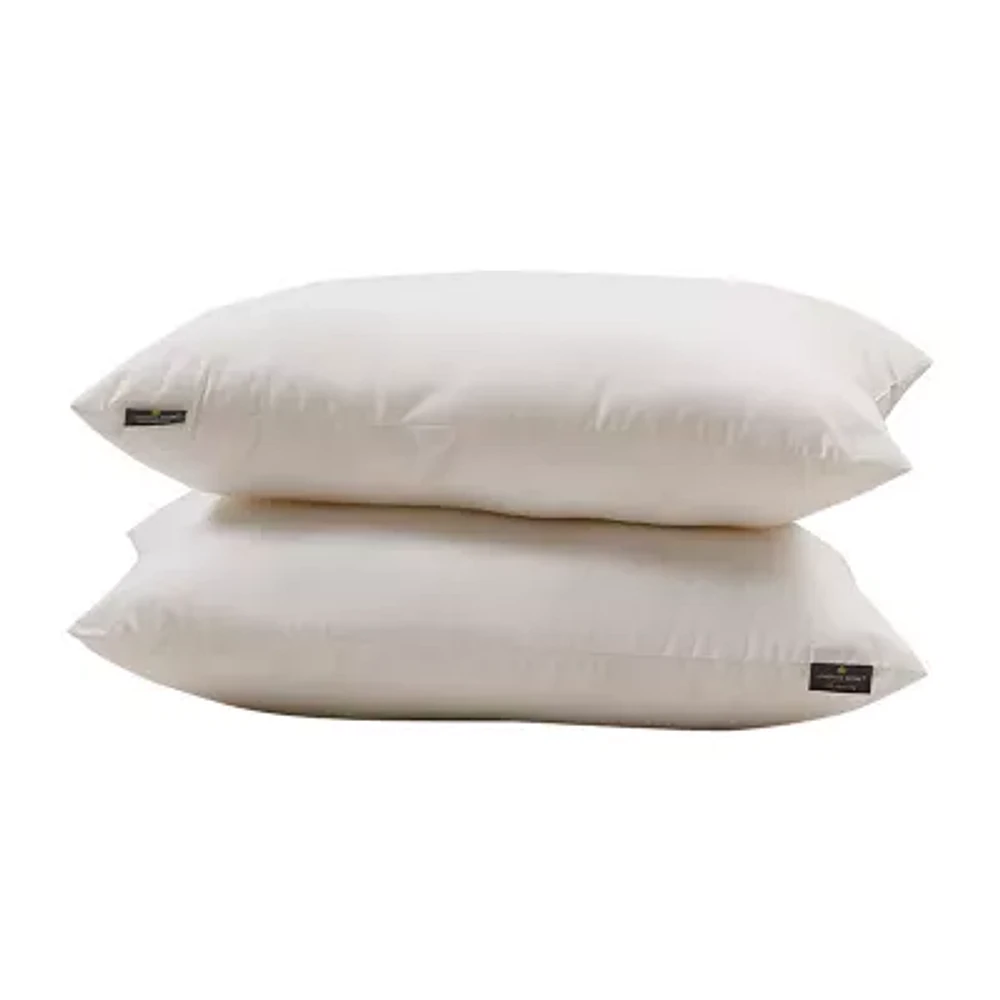 Farm To Home Organic Blended Down Alternative 2-Pack Medium Density Bed Pillow