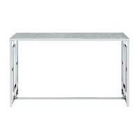 Selma Glass Top Console Table