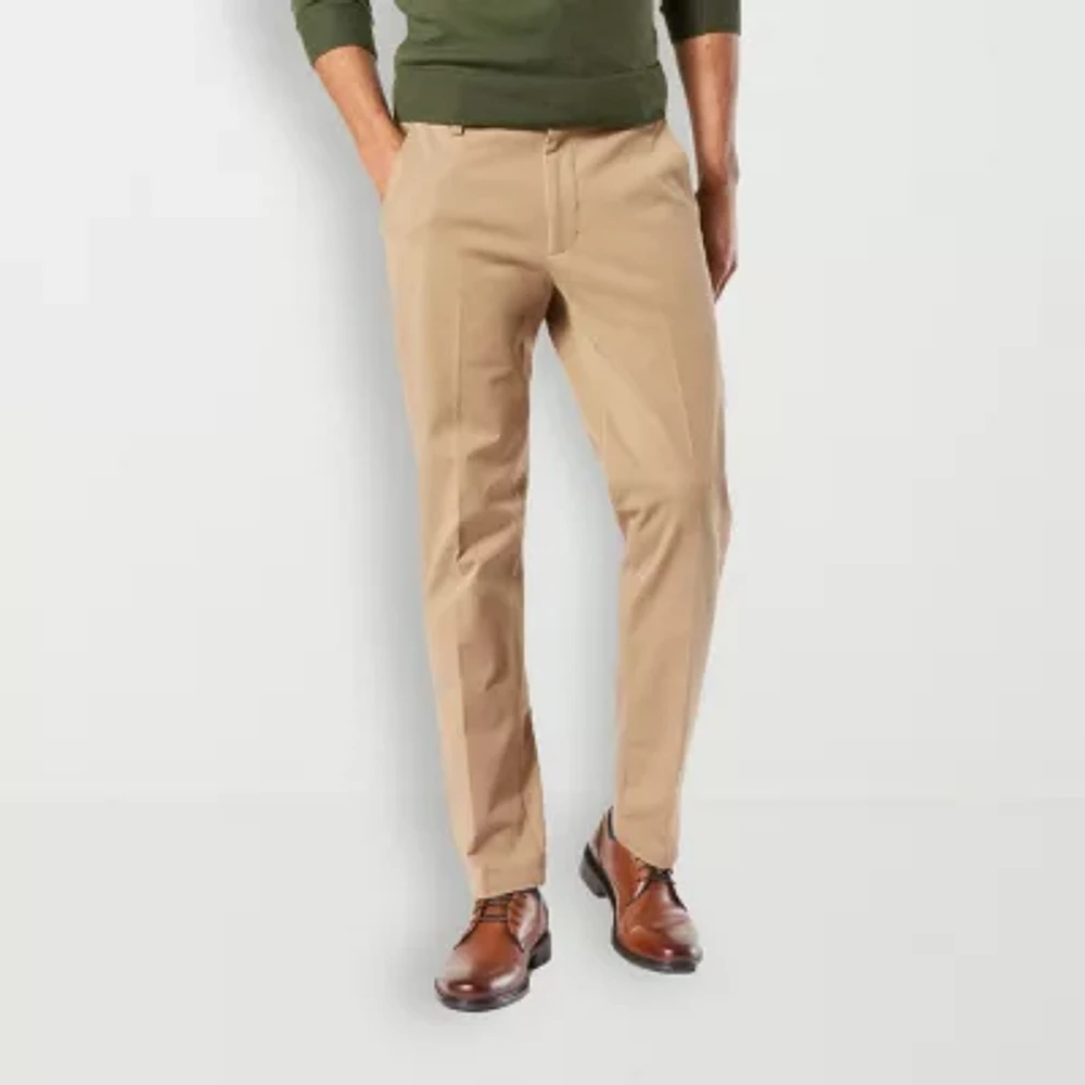 Dockers Workday Khaki With Smart 360 Flex Mens Slim Fit Flat Front Pant