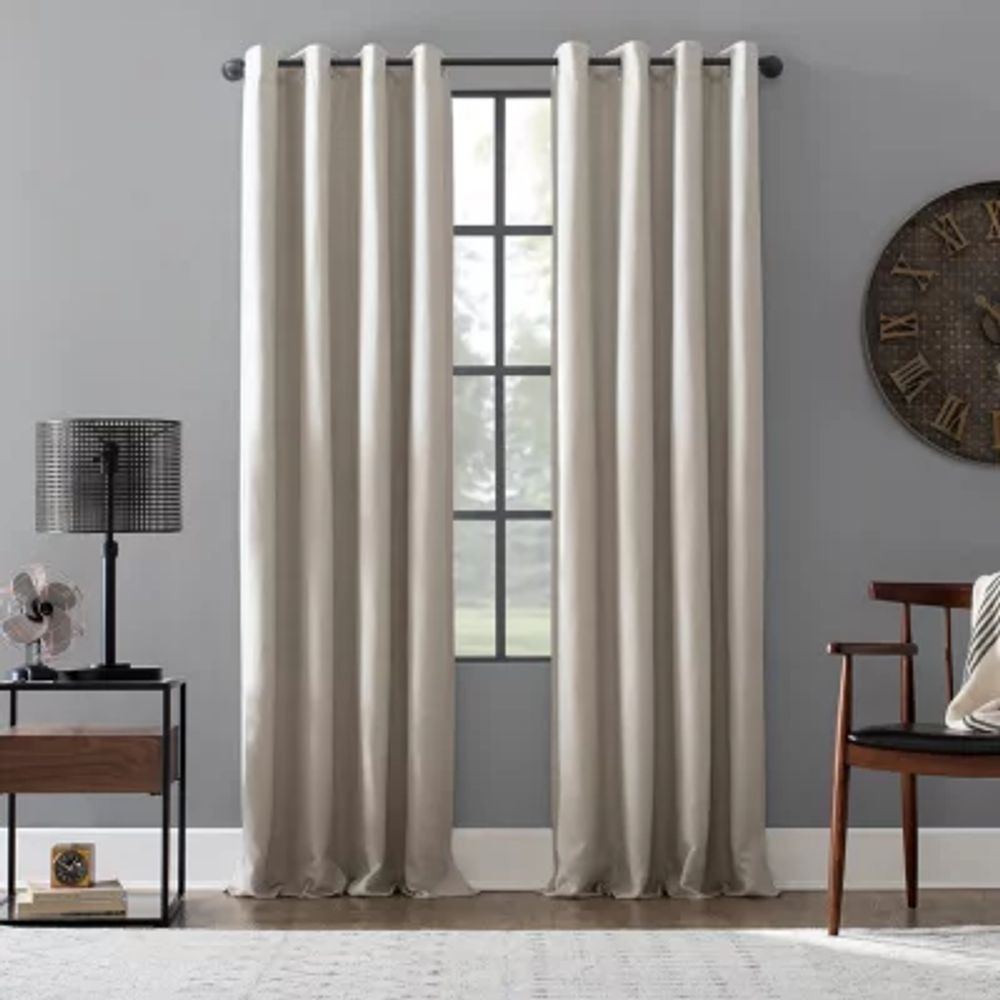 Archaeo Colt Grommet Top Energy Saving 100% Blackout Single Curtain Panel