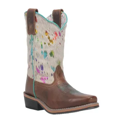 Dan Post Little & Big Kid Girls Rumi Block Heel Cowboy Boots
