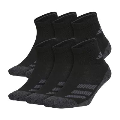adidas 6 Pair Quarter Ankle Socks Boys