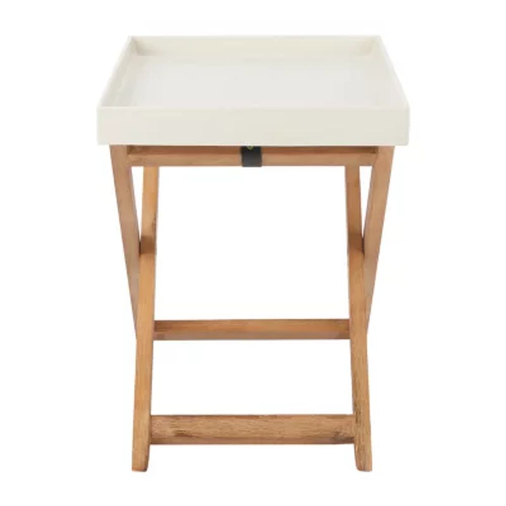 Terance Patio Collection Folding Weather Resistant Side Table