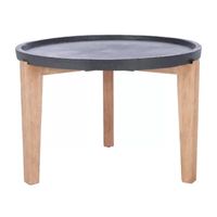 Valton Collection Weather Resistant Concrete Side Table