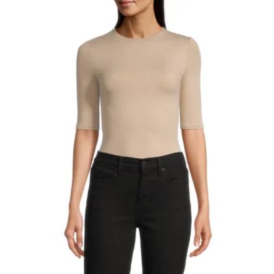 Worthington Womens Ultra Smoothing Crew Neck Top