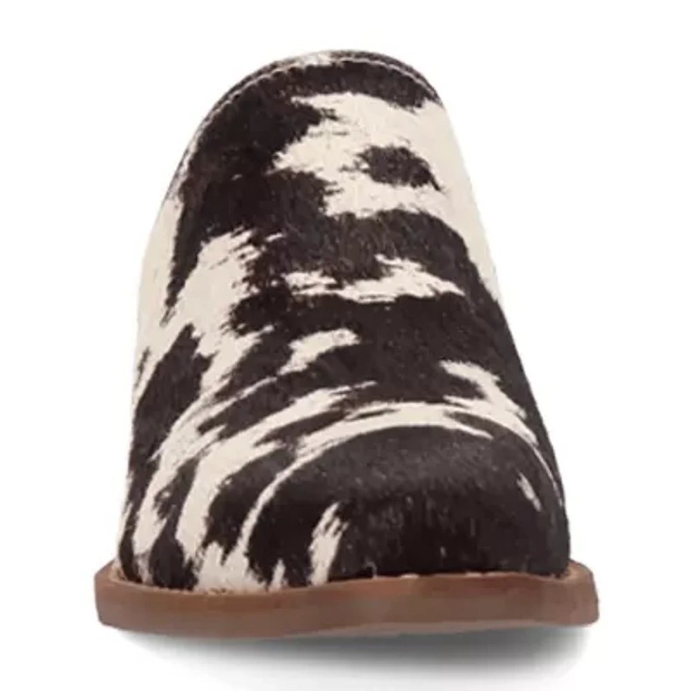 Dingo Calico Womens Pointed Closed Toe Mules