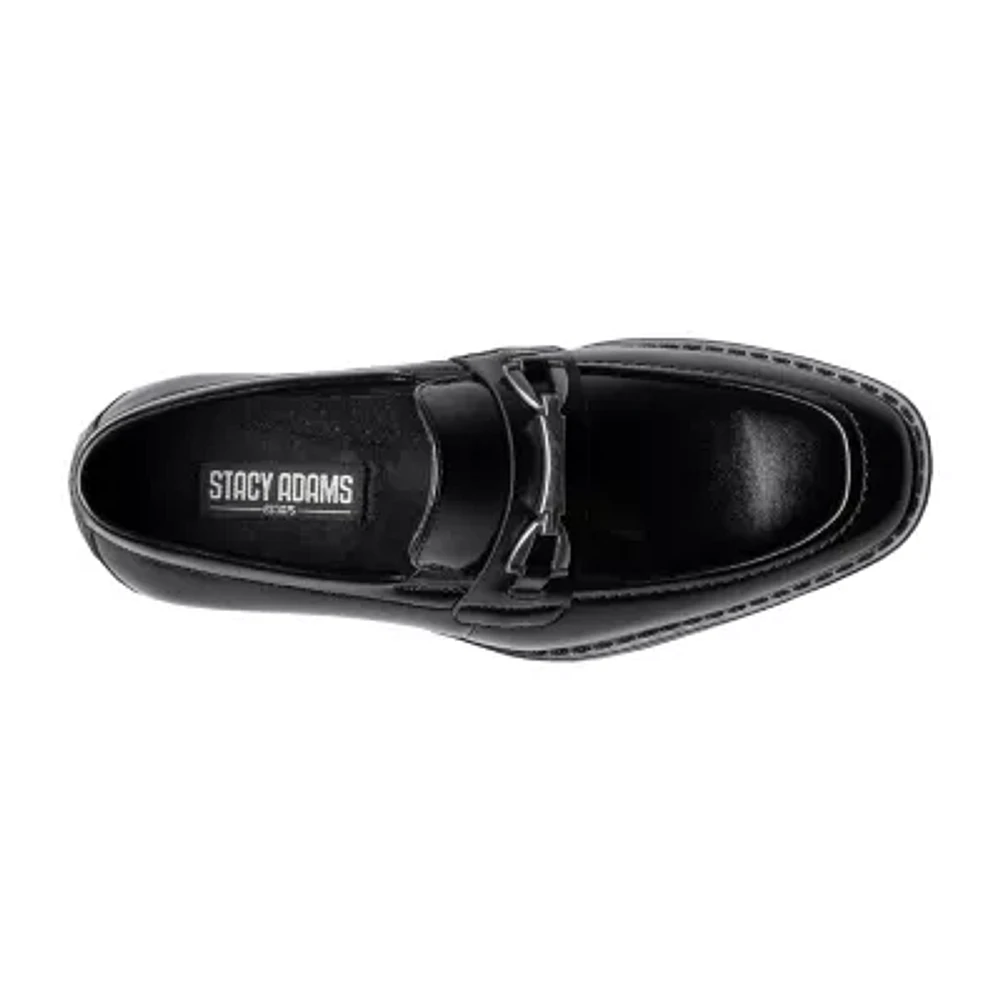 Stacy Adams Kaylor Boys Moc Closed Toe Slip-On Shoe