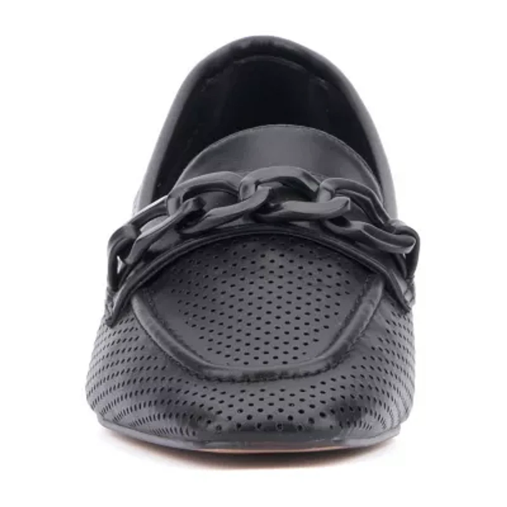 Torgeis Kalina Womens Square Closed Toe Loafers