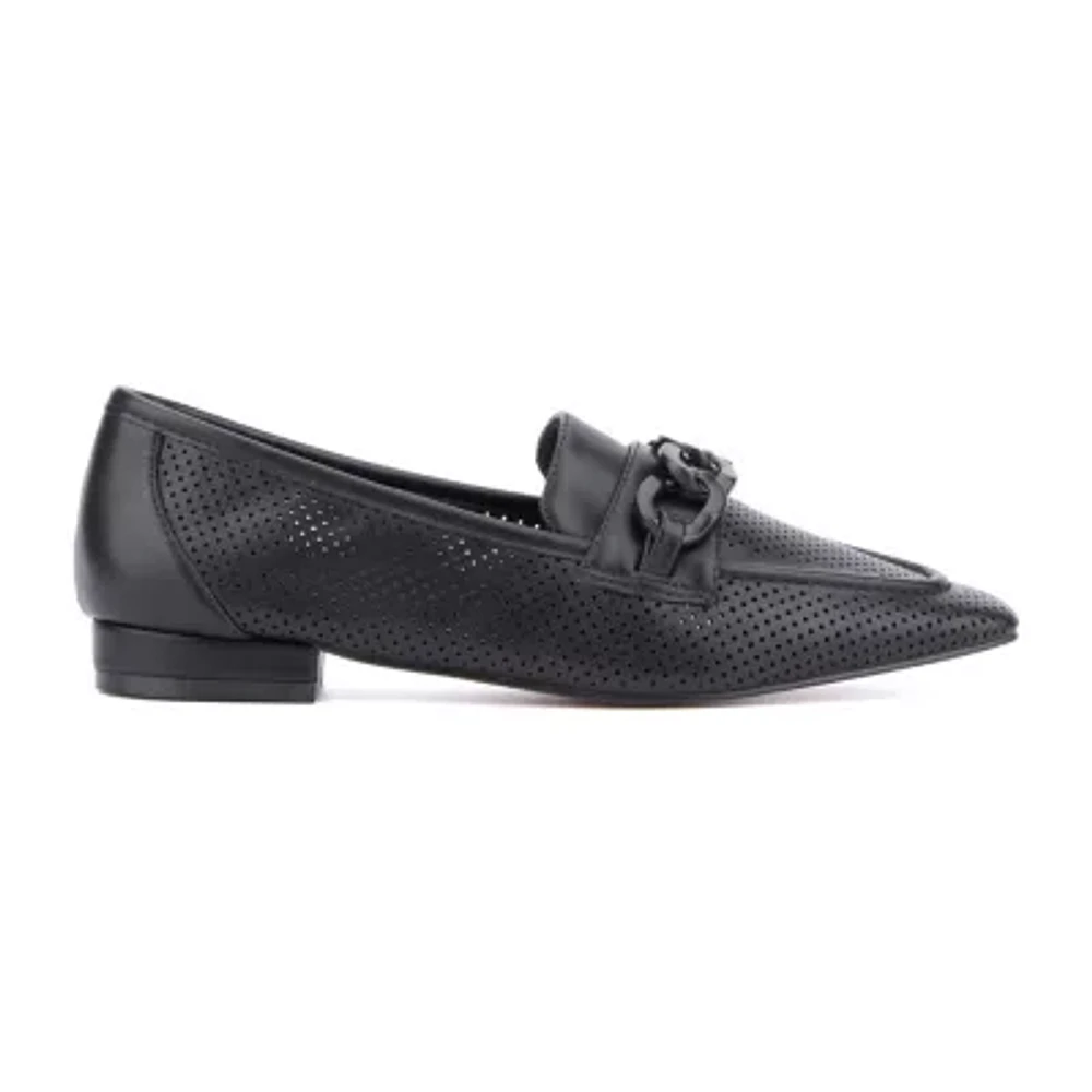 Torgeis Kalina Womens Square Closed Toe Loafers