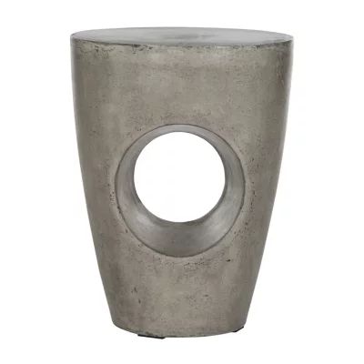 Aishi Patio Collection Concrete Side Table