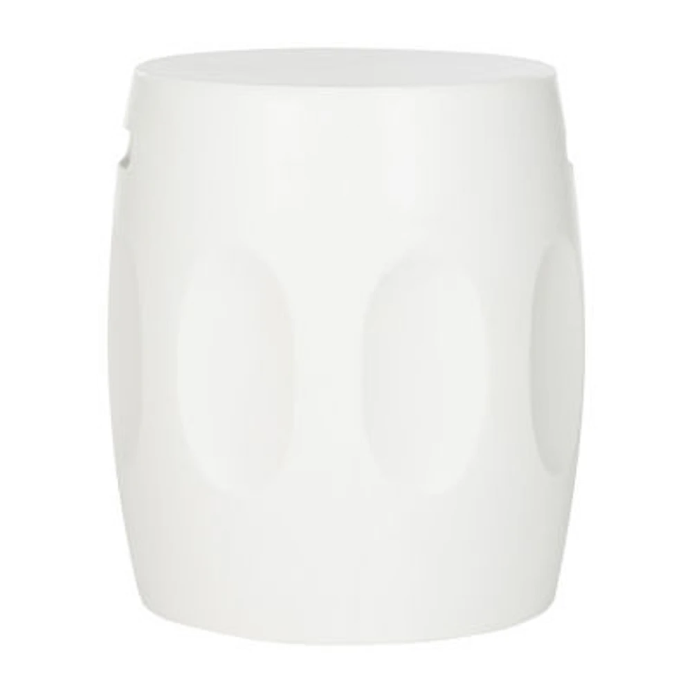 Zuri Patio Collection Weather Resistant Concrete Side Table
