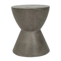 Athena Patio Collection Weather Resistant Concrete Side Table
