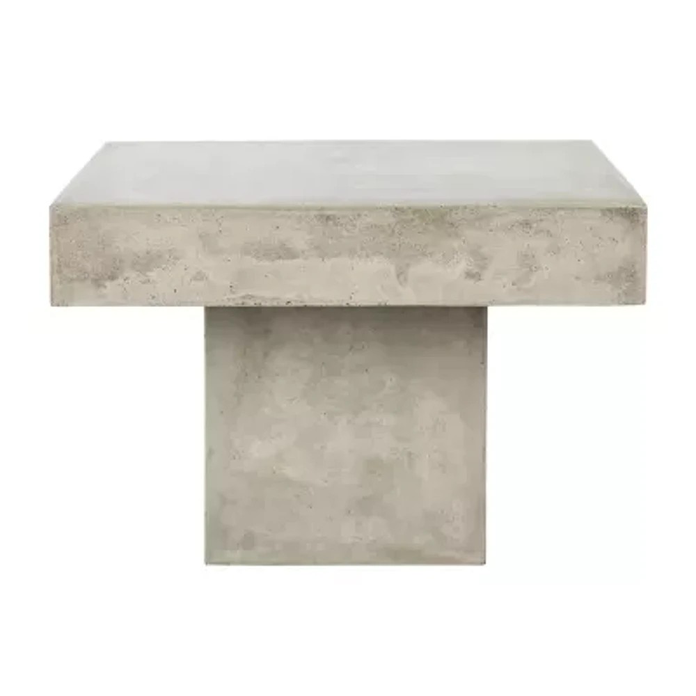 Tallen Collection Weather Resistant Concrete Coffee Table