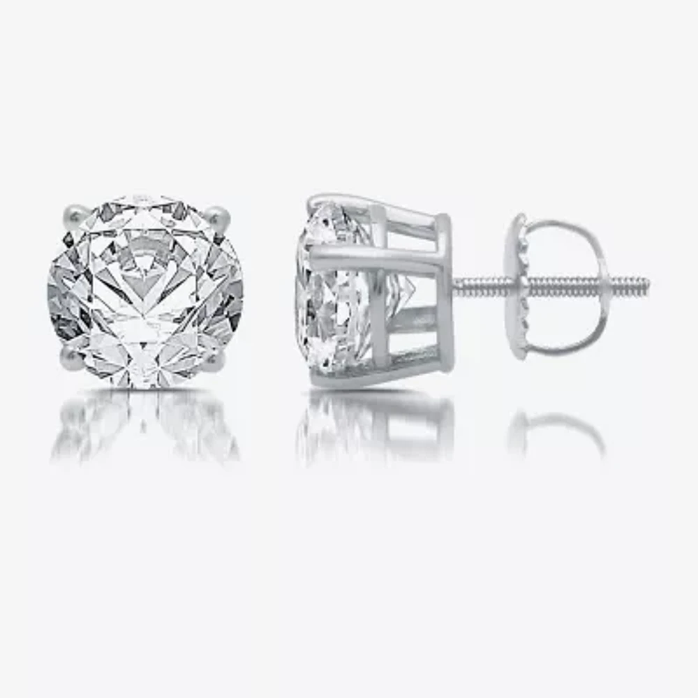 Ever Star CT. T.W. Lab-Grown (G / SI1-SI2) Diamond 10K or 14K Gold Round Stud Earrings