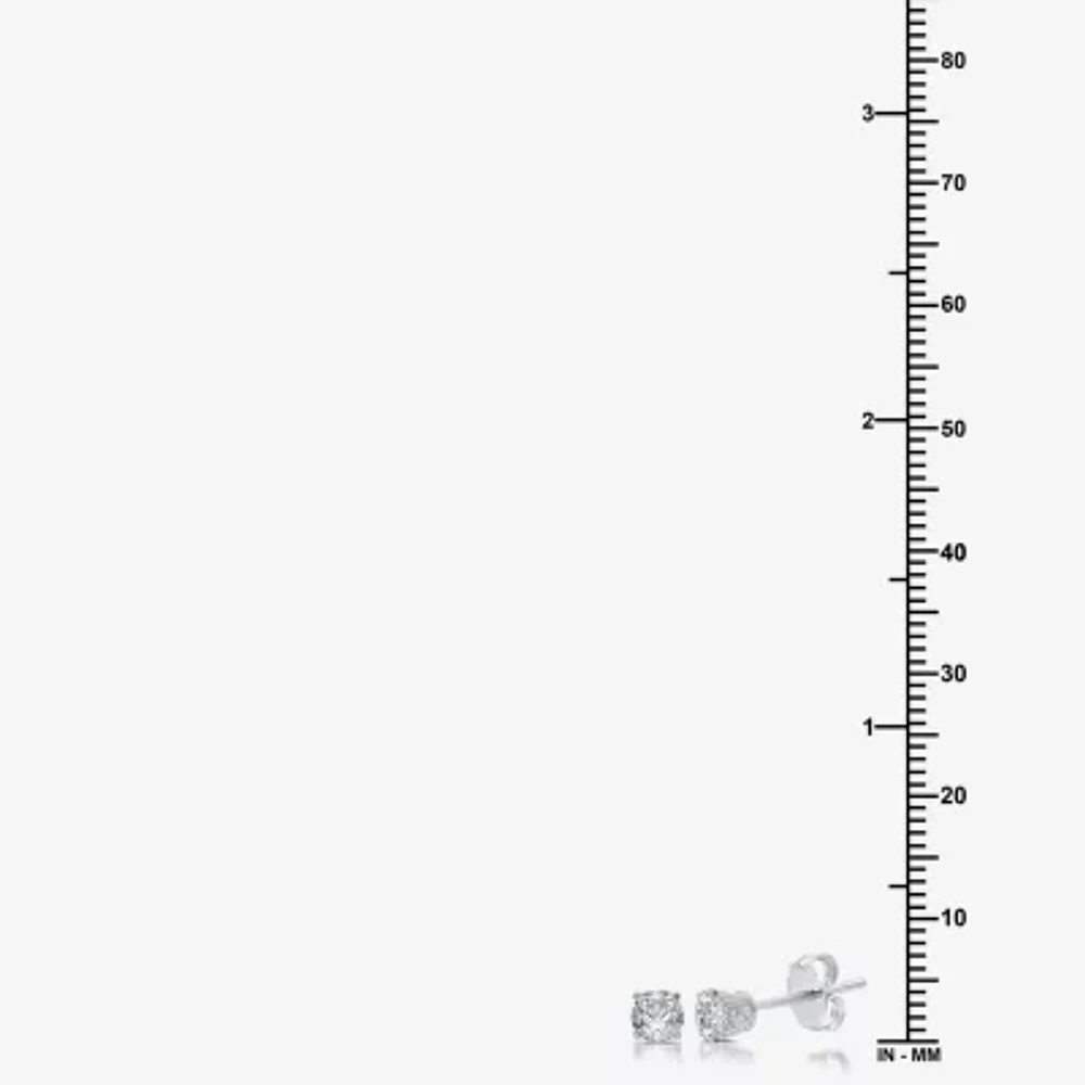 Ever Star 1/2 CT. T.W. Lab-Grown (G / SI1-SI2) Diamond 10K or 14K Gold Round Stud Earrings