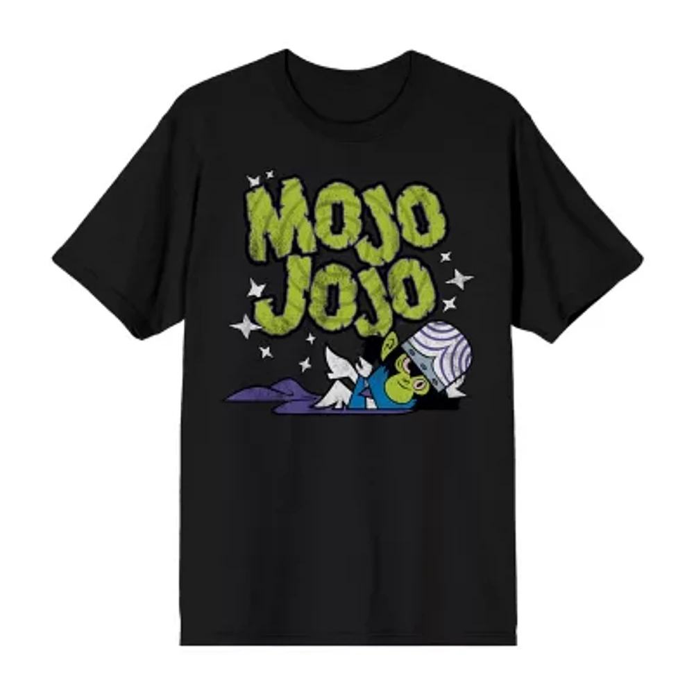 Mojo Jojo Tee Womens Crew Neck Short Sleeve Loose Fit Powerpuff Girls Juniors Graphic T-Shirt