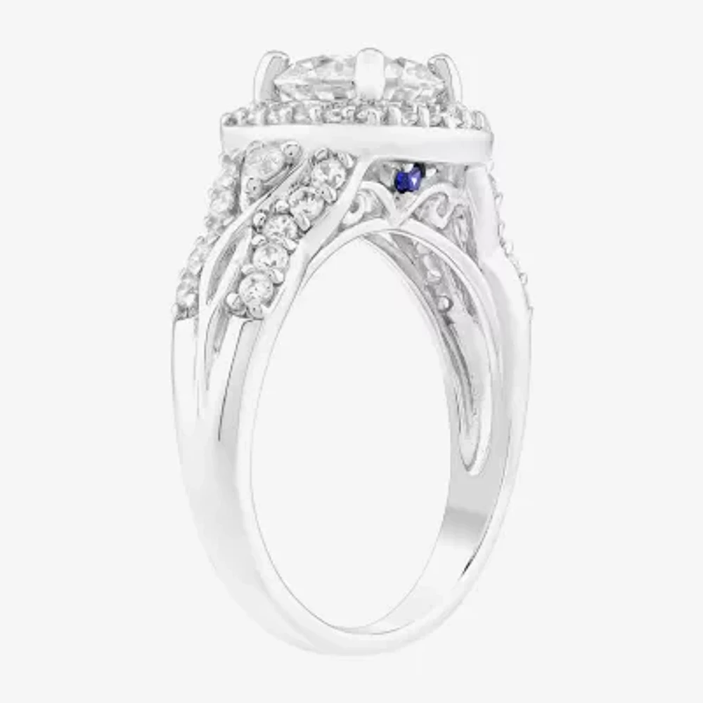 DiamonArt® Womens 2 CT. T.W. White Cubic Zirconia Sterling Silver Bridal Set