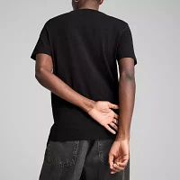 PUMA Mens Crew Neck Short Sleeve Regular Fit Graphic T-Shirt