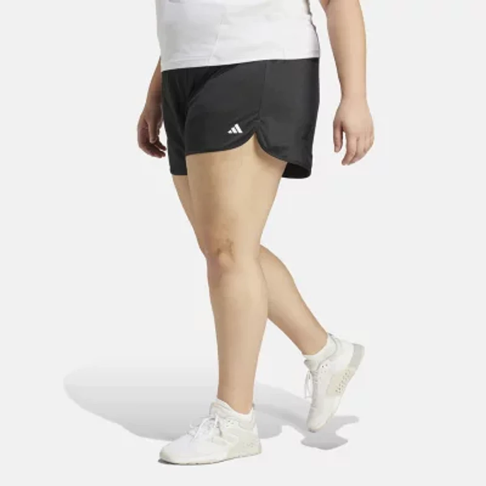adidas 5 Inch Pacer Knit Shorts (Plus Size)