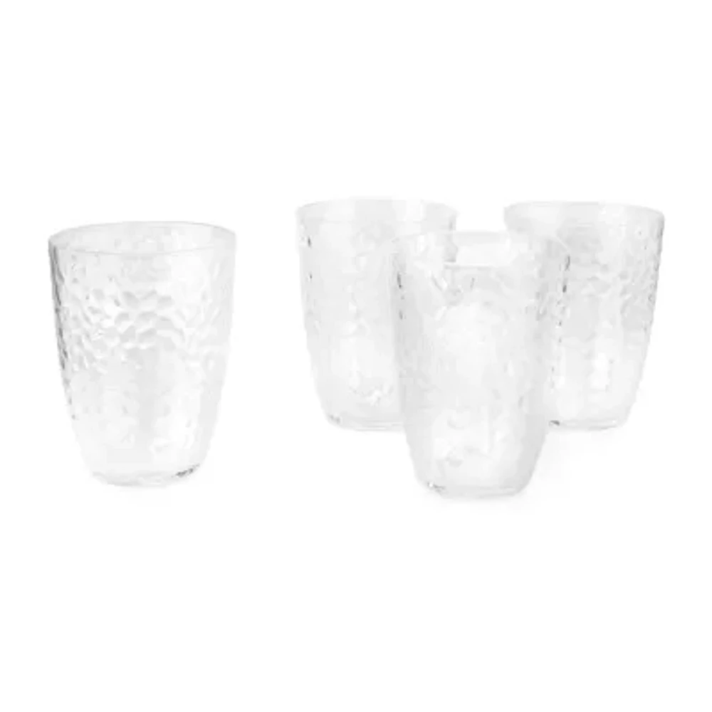 Turquoise Sun 16oz Clear 6-pc. Tumbler Glass
