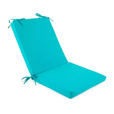 Turquoise Sun Solid Patio Chair Cushion