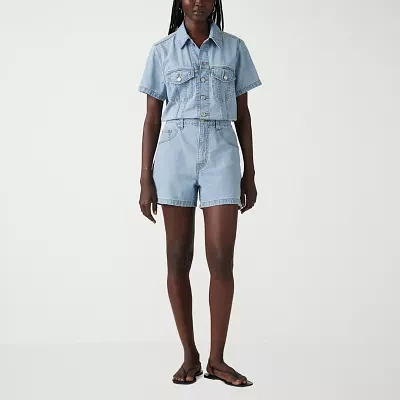 Levi's® Short Sleeve Womens Romper