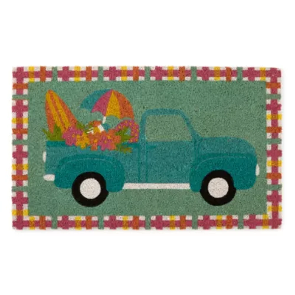 Mohawk Home Summertime Pickup Coir Indoor Outdoor Rectangular Doormat
