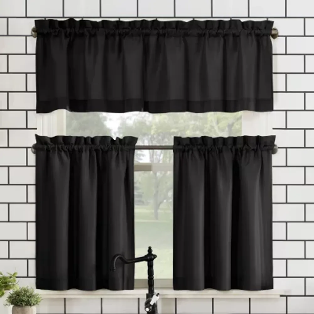 No 918 Martine 3-pc. Rod Pocket Window Tier