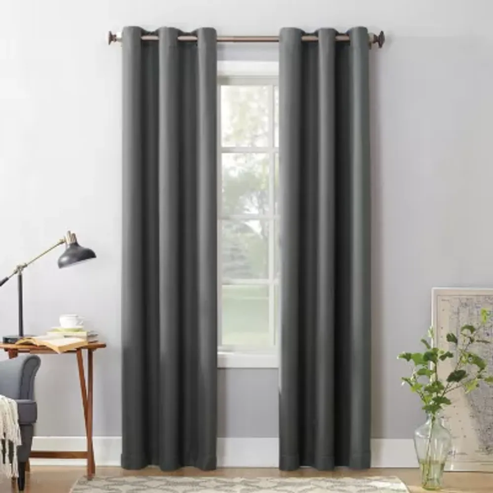 No 918 Montego Grommet Top Sheer Single Curtain Panel