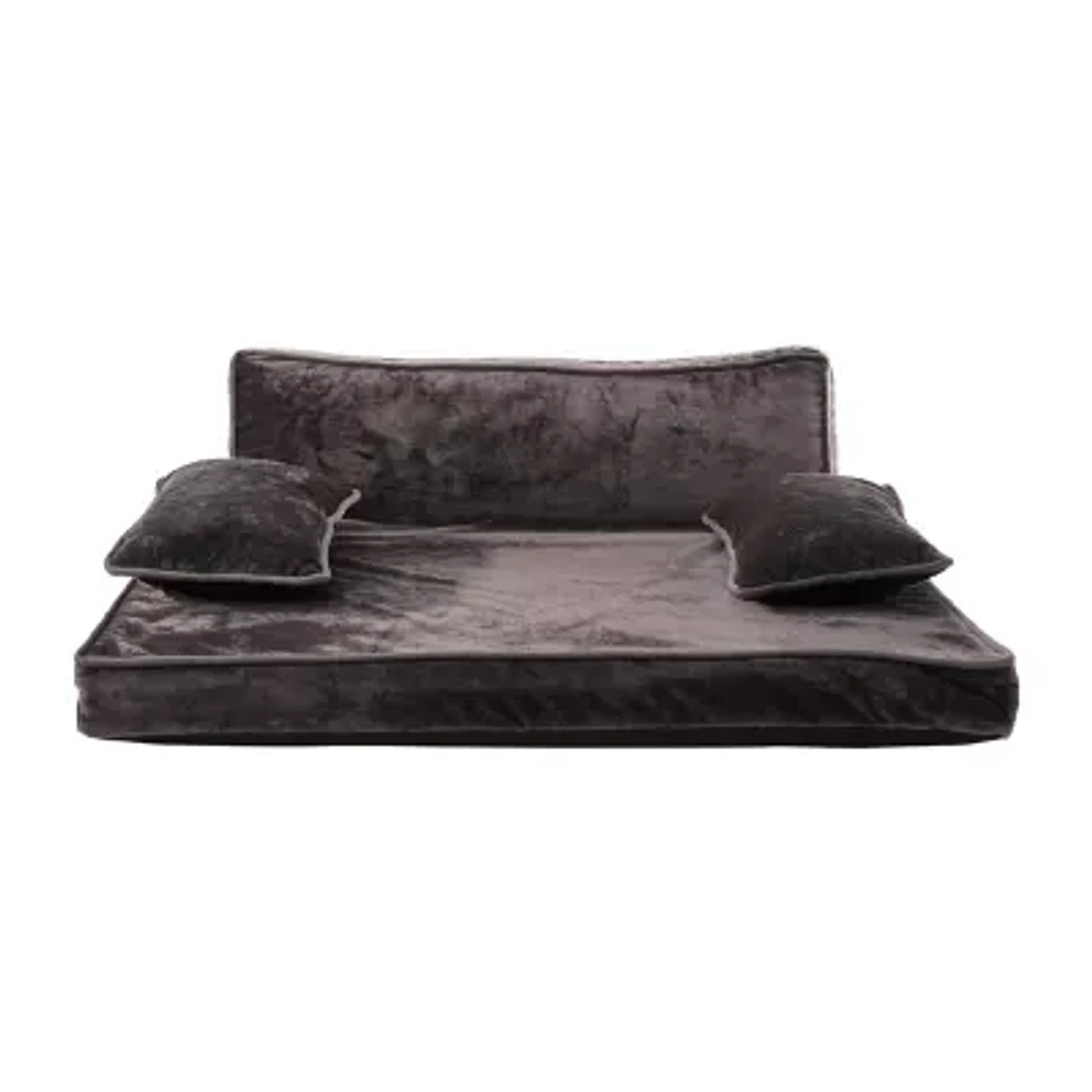 Precious Tails 35" Charcoal Orthopedic Pet Bed