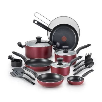 T-Fal 20-Pc. Aluminum Non-Stick Cookware Set