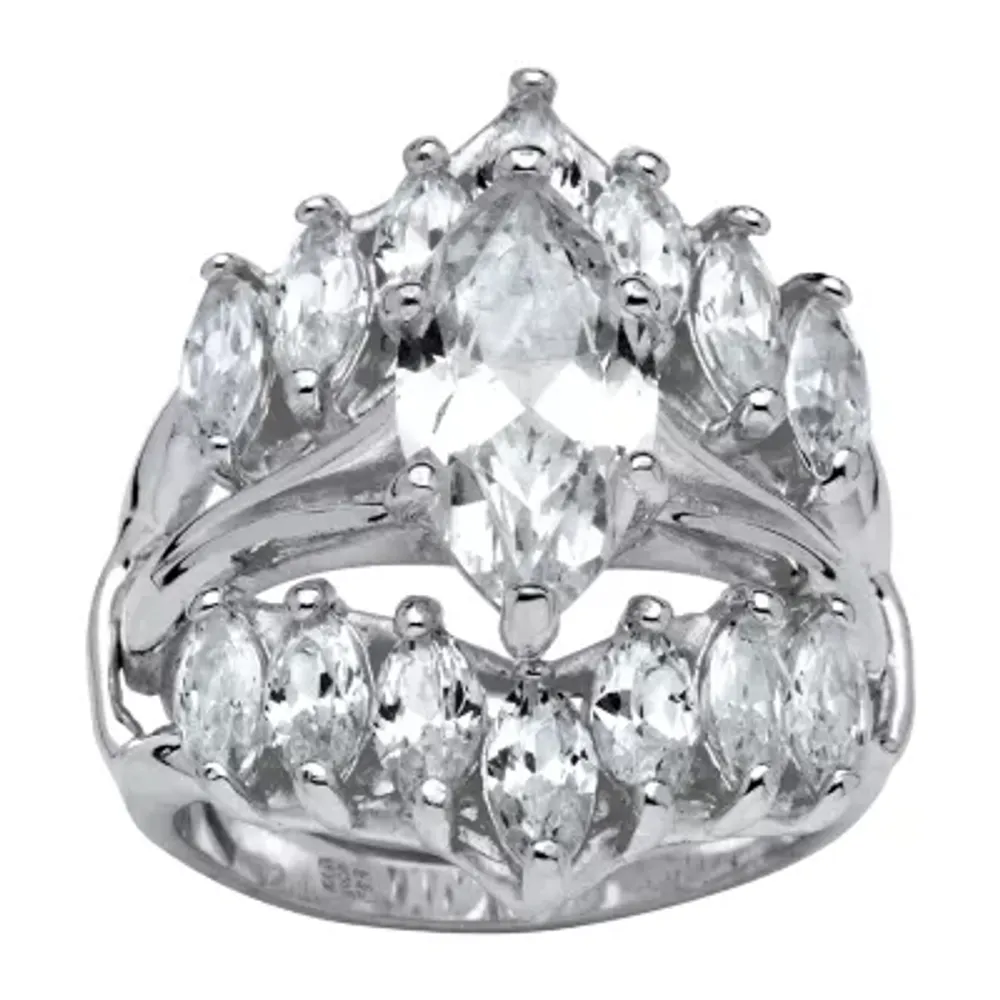 Womens 6 CT. T.W. Cubic Zirconia Sterling Silver Bridal Set
