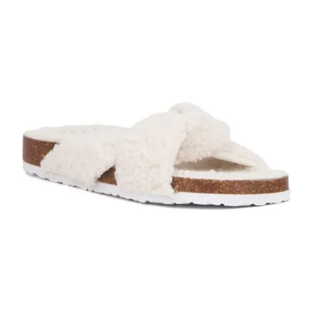 Olivia Miller Womens Gloria Slide Sandals