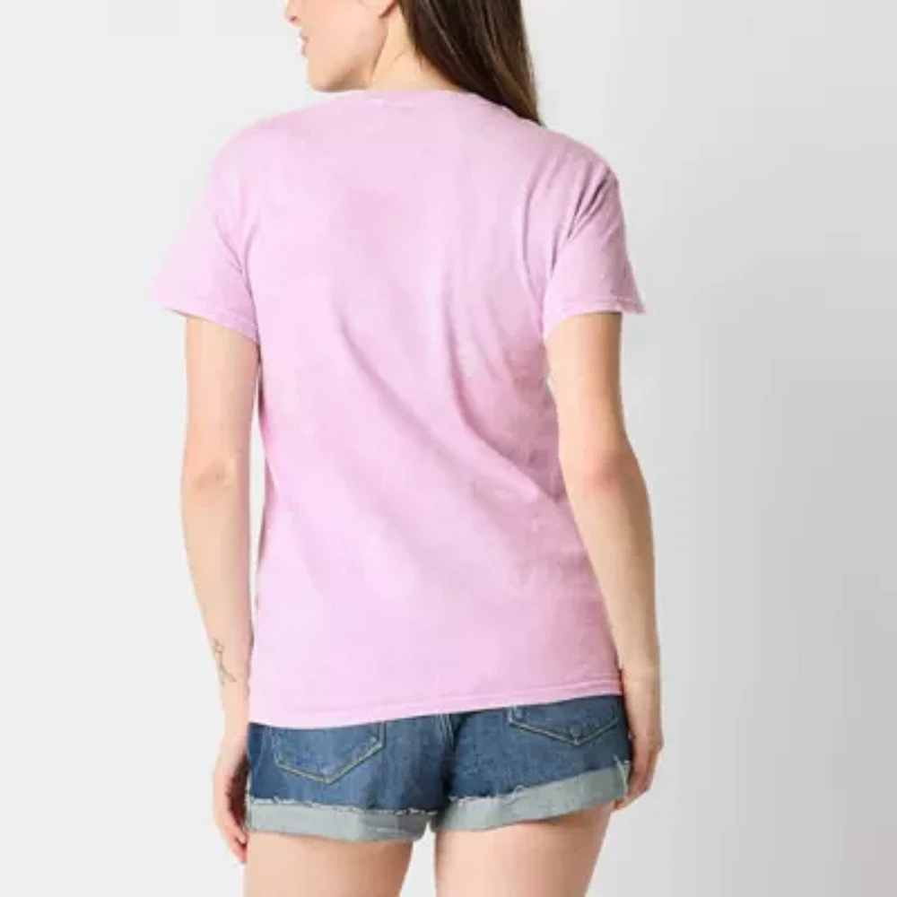 Seashore Club Sea Shells Boyfriend Tee Womens Crew Neck Short Sleeve Oversized Juniors Graphic T-Shirt