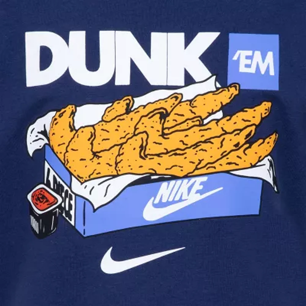 Nike Little Boys Crew Neck Short Sleeve Regular Fit Graphic T-Shirt