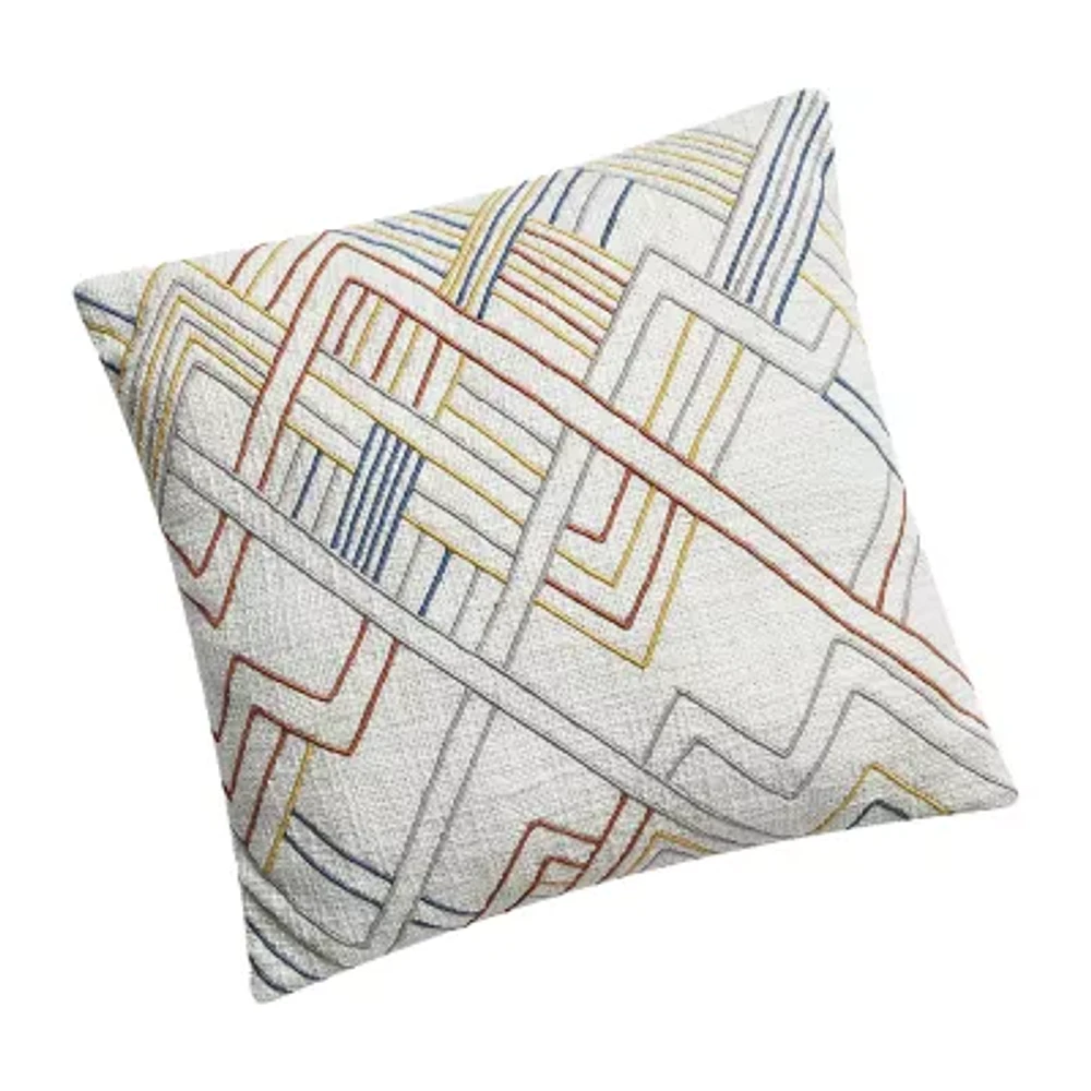 Blue Loom Savanah Square Throw Pillow