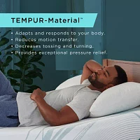 TEMPUR-Adapt 2.0 11" Medium Hybrid Tight Top - Mattress + Box Spring