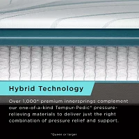TEMPUR-Adapt 2.0 11" Medium Hybrid Tight Top - Mattress + Box Spring