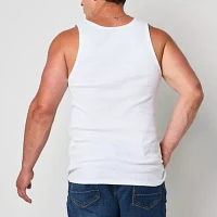 Arizona Big and Tall Mens Round Neck Sleeveless Tank Top