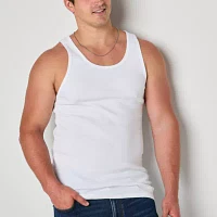 Arizona Big and Tall Mens Round Neck Sleeveless Tank Top